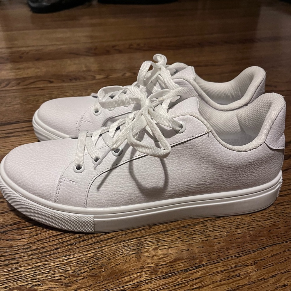 White sneakers